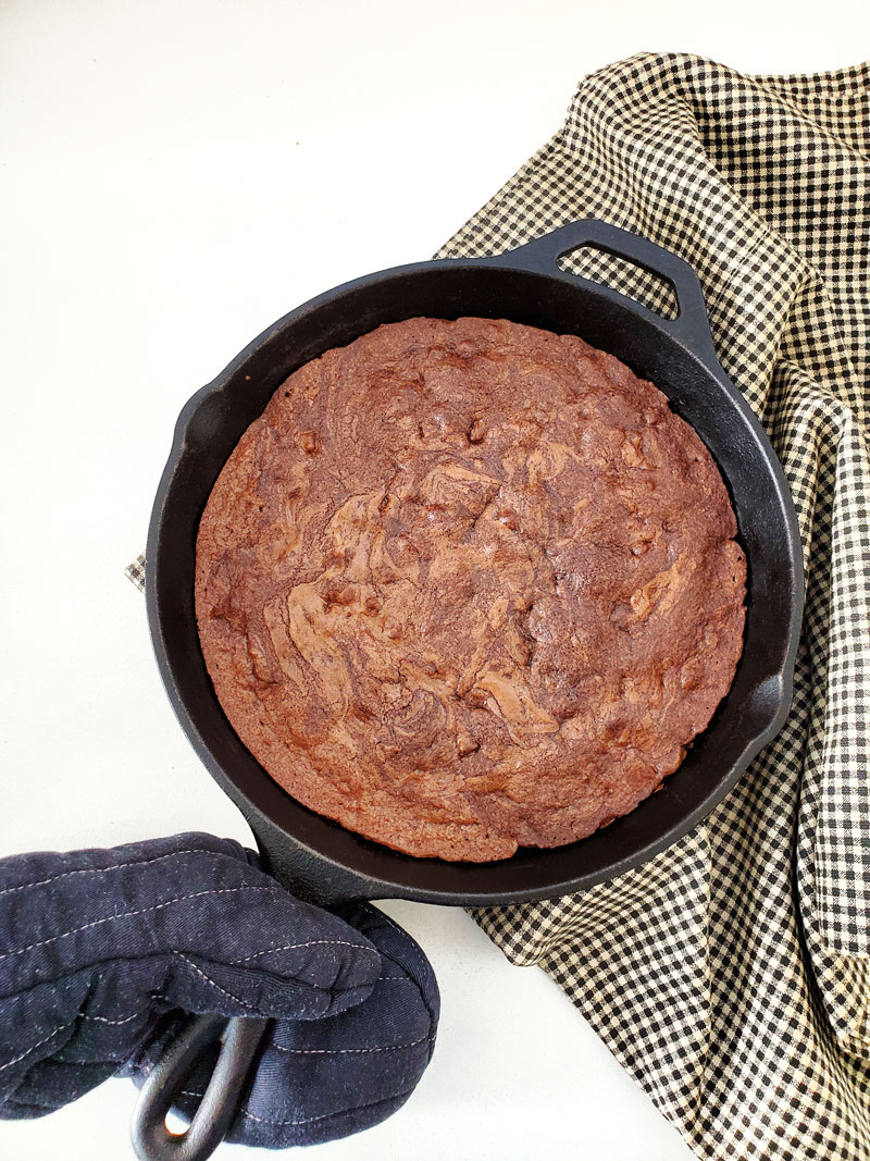 Cookbook Cast Iron Skillet Brownie